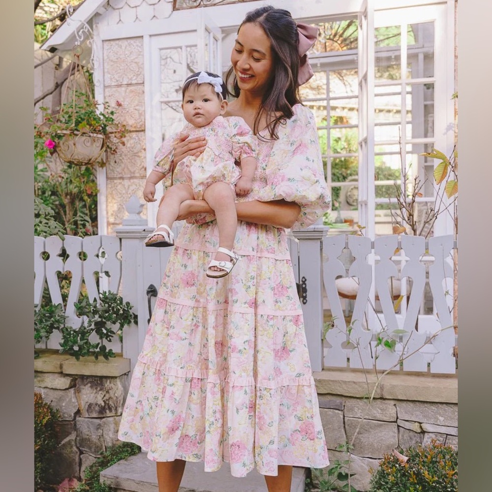 NWOT XXS ROSELYN DRESS IN PASTEL FLORAL IVY CITY CO